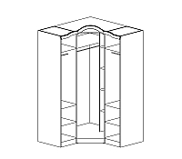 Шкаф для одежды<br />
 СП-002-18Д2